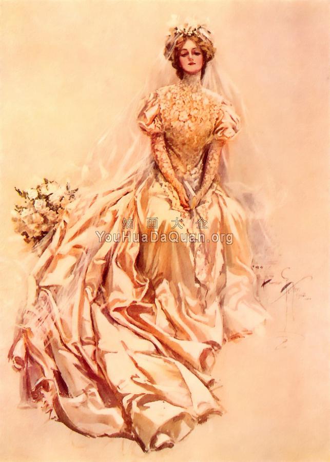 Pensive bride - 哈里森·费歇尔